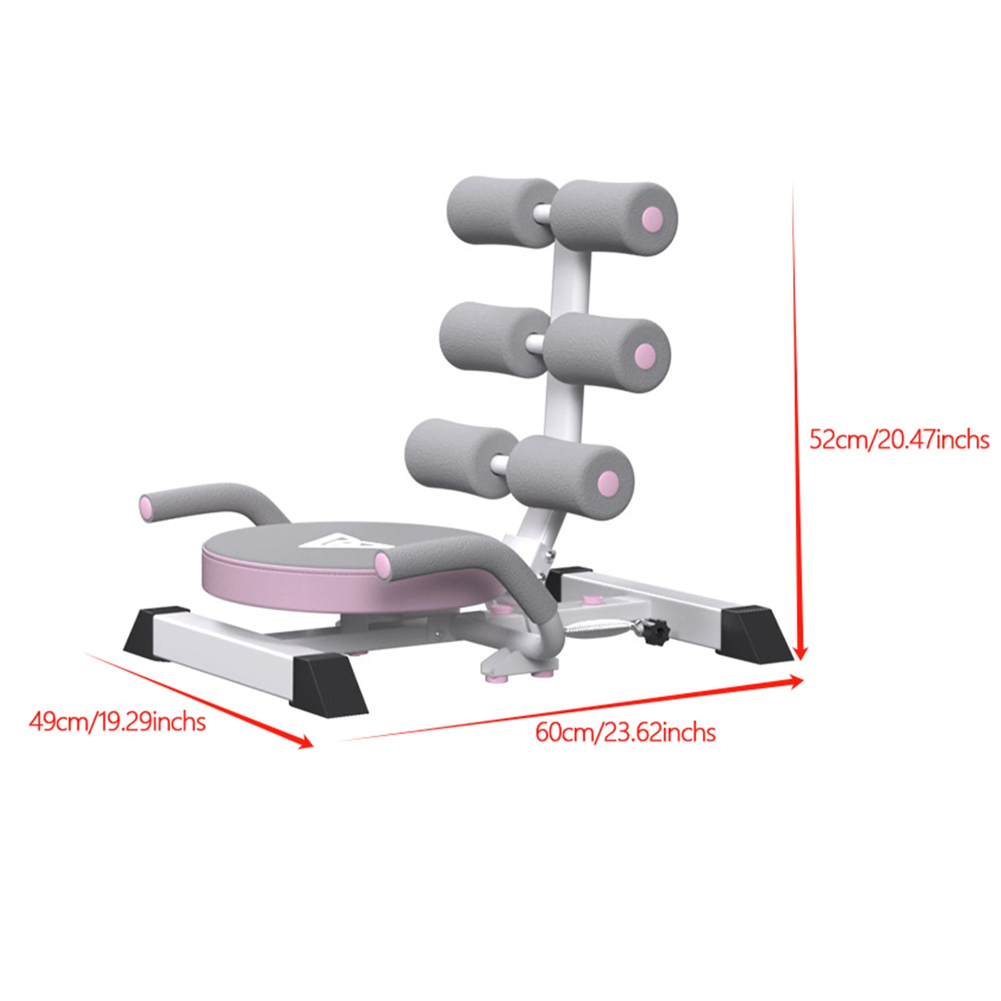 Ab Machine Sit-Up Bench – Portable Crunch Exerciser