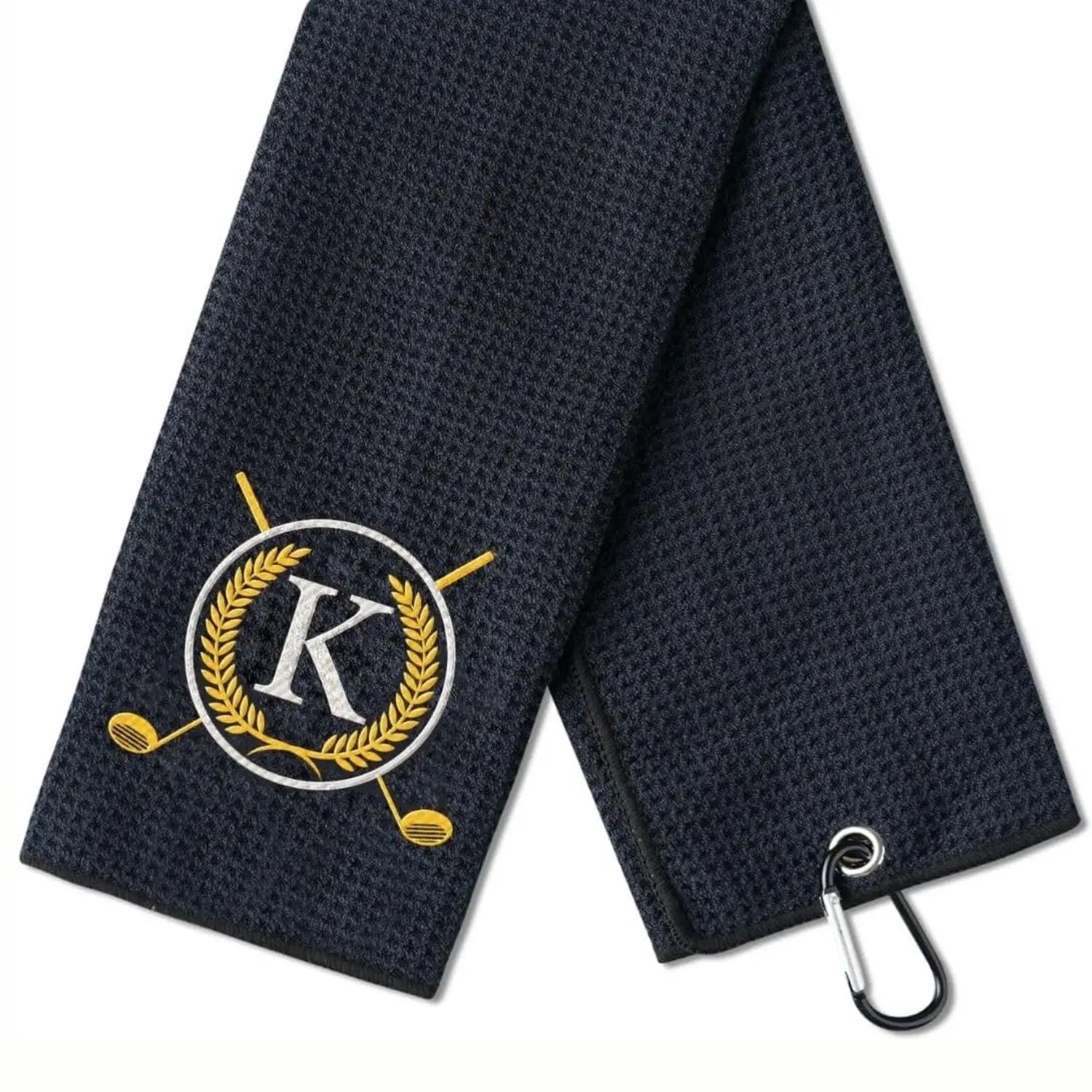 Funny Microfiber Premium Golf Towel, Embroidered Golf Towels for Golf Bags for Men&Women, Golf Accessories for Men Golfers