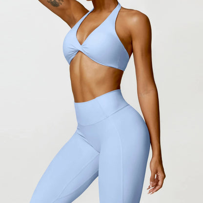 2 Pieces Yoga Set Women Gym Tracksuit Sport Bras Fitness Leggings Outfits Workout Suits Ladies Training Clothes Sets Sportwear