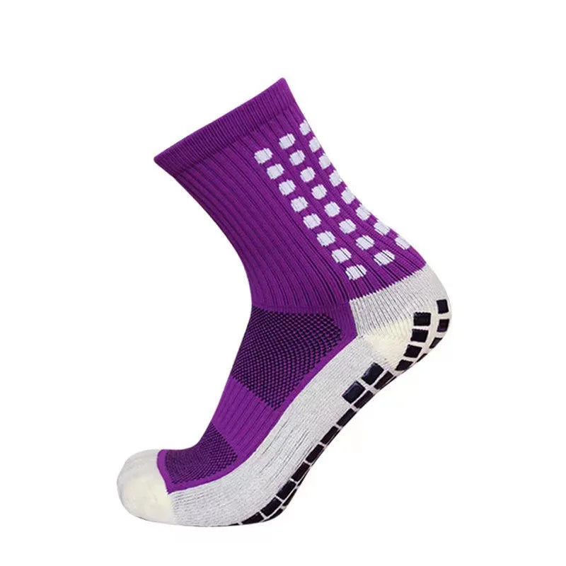 New Anti-slip Soccer Socks Men Women Outdoor Sport Grip Football Socks EU 38-43 US6-9.5