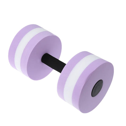 3pcs Water Floating Dumbbells Aqua Barbell Pool Exercise EVA Foam Resistance Weights Swimming Aerobics Fitness Accessories