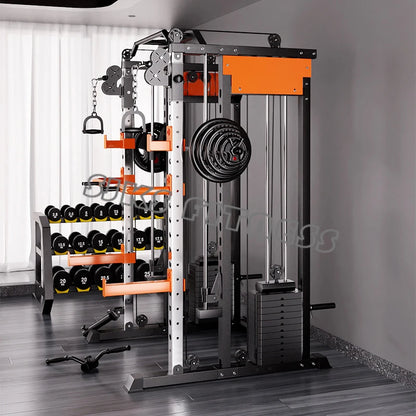 Household & Gym Combination Multifunctional Flying Bird Gantry, Comprehensive Trainer Fitness Equipment, Squat Stand