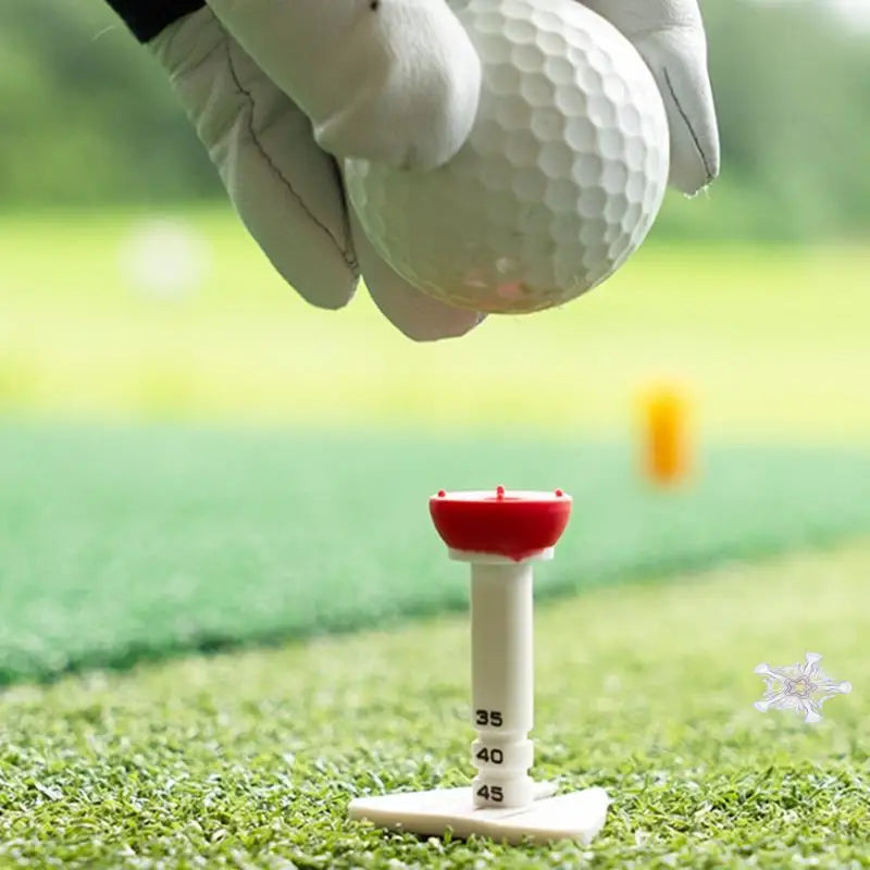 4Pcs Golfs Tees For Golfs Driver Training, Plastic Golfs Tees Low Resistance More Distance Consistent Height Tees