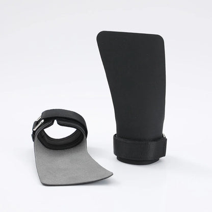 A Pair of Hypalon No-hole Hand Grips for Crossfit Pull-ups Cross Training Gymnastics WODS Weightlifting Palm Protector