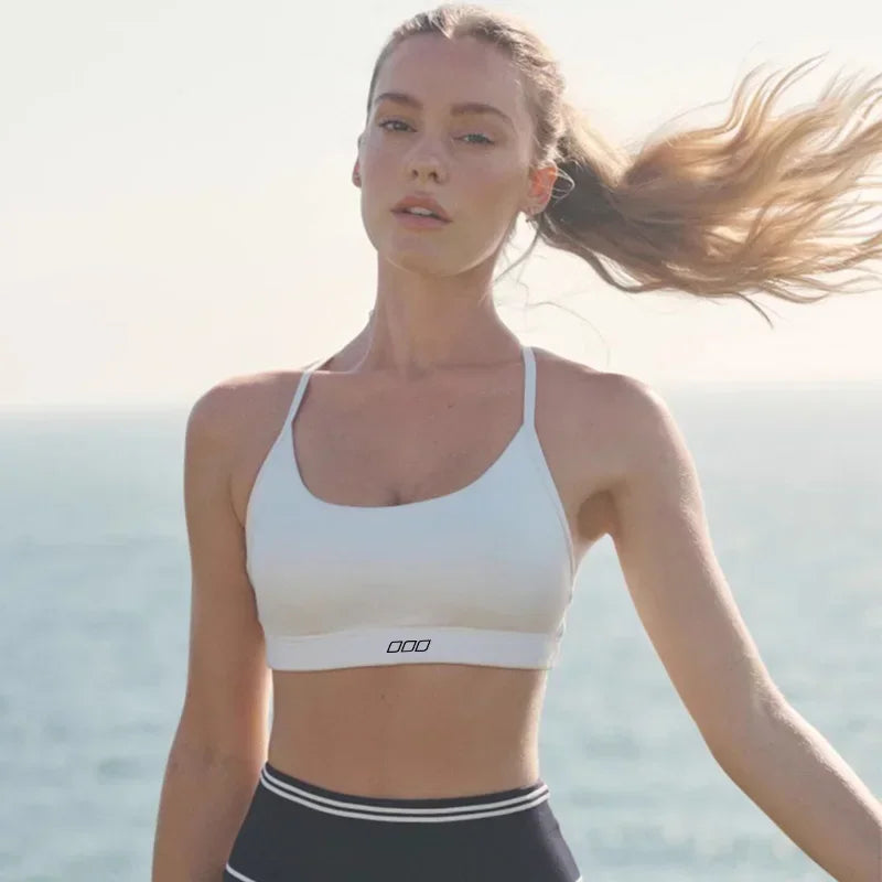 Sports Bra Women High Support Sports Top Push Up Yoga Bra Gym Workout Crop Top Fitness Underwear Running Brassiere Sportswear