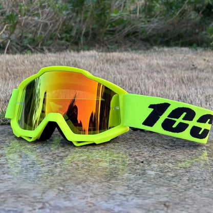 100 High Quality Motocross Racing Goggles Outdoor Windproof Motorcycle Goggles  Sports Safety Protective  Cycling Mtb Goggles