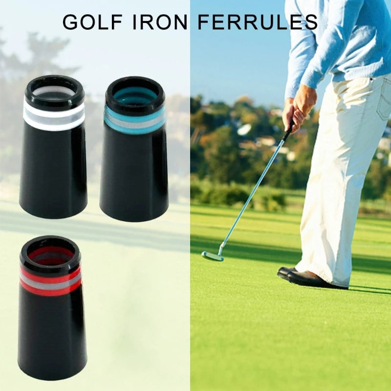 Set of 10Pcs Golfs Club Ferrule Tip Shaft Golfs Sleeve Ferrule Replacement for Outdoor Sport