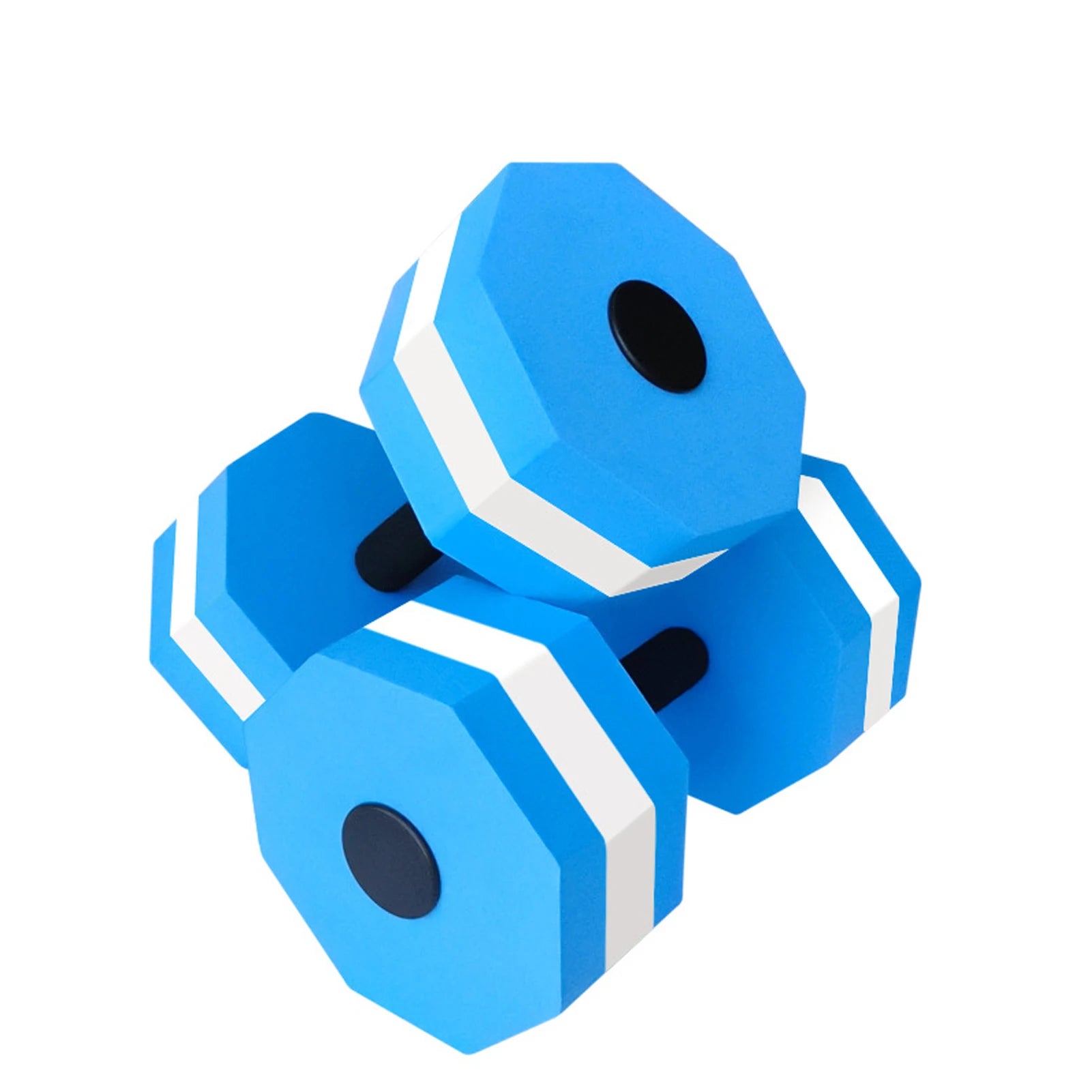 2pcs EVA Water Dumbbell Pool Exercise Floating Dumbbell Aquatic Exercise Dumbbells Arm Weights Sports Aerobic Fitness Equipment
