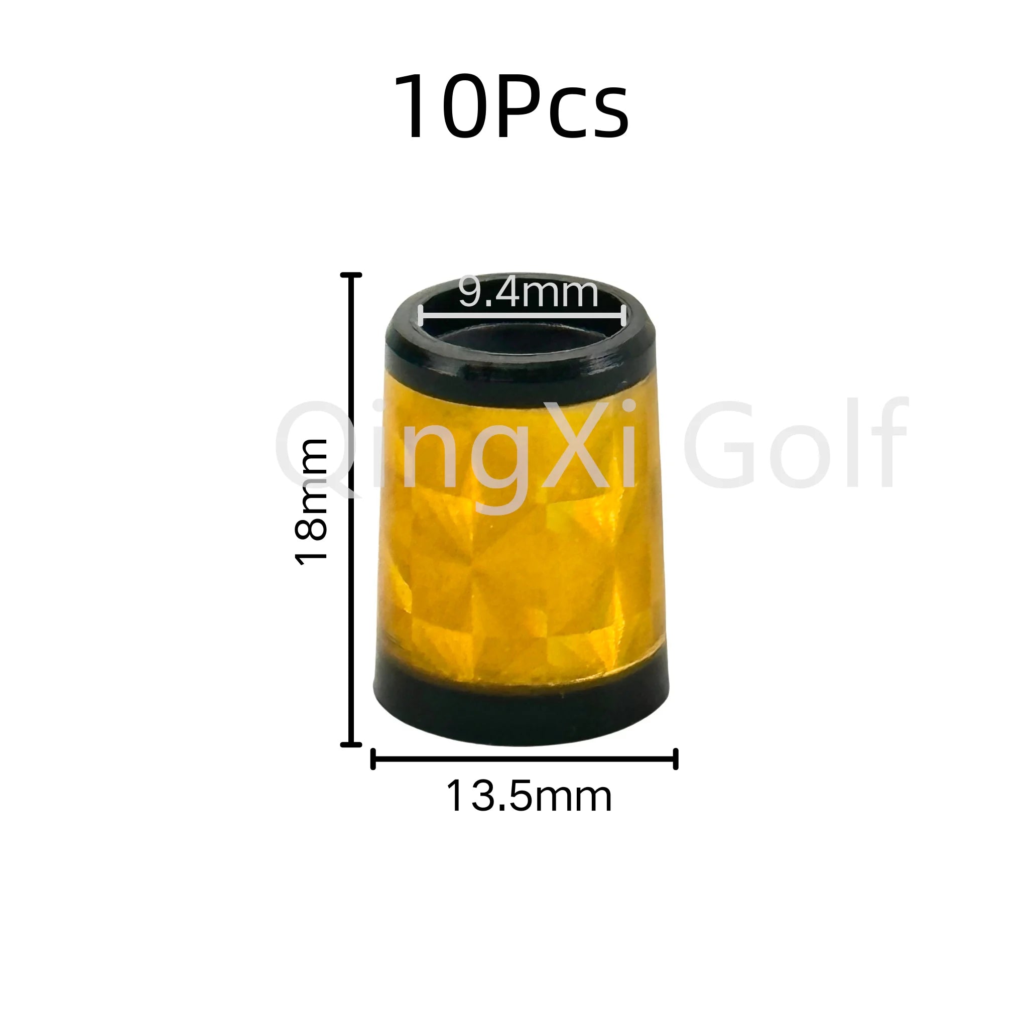 Golf Club Shaft Assembling Accessories Colorn Laser pattern Sleeve Plastics Ferrules Fit Carbon Irons Shaft Club Head