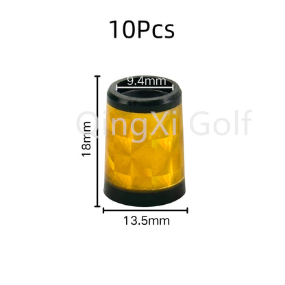 Golf Club Shaft Assembling Accessories Colorn Laser pattern Sleeve Plastics Ferrules Fit Carbon Irons Shaft Club Head