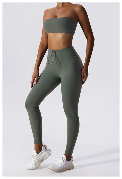 Sports Bras For Women Strapless Bra Padded Top Stretchy Fitness Yoga Tops Bra Sportwear Exercise Clothes Sports Underwear