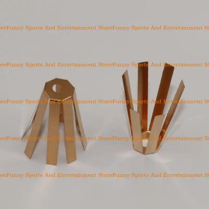 C4DE 5Pcs 8 Claw Golf Shaft Adapter Universals Brass Golf Shaft Adapter Shims Adjustable Shaft Angles for Most Shaft