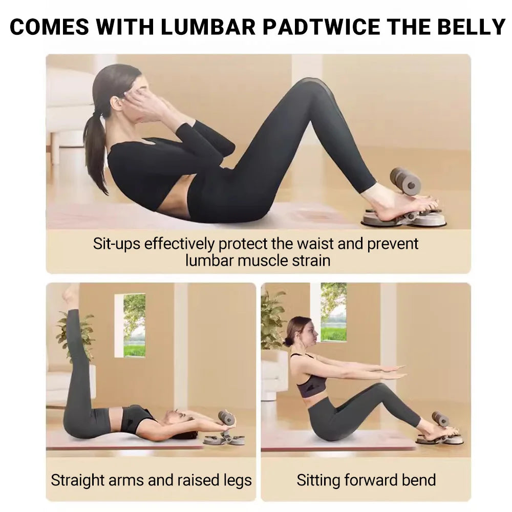 Sit Up Equipment Suction Cups Assistant Ankle Support Abdominal Workout Fitness Adjustable Sports Fitness Physical Exercise