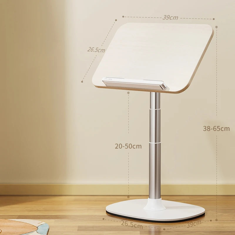 Bookshelf Children's Reading Picture Book Solid Wood Desktop Bed Floor Tablet Bracket Can Lift Baby Telescopic Wooden Book Clip