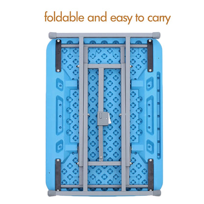 Portable Standing Desk Stand Up Desk Riser, 40cm-70cm Height Adjustable Home Office Folding Desk for Laptop Outdoor Escritorio