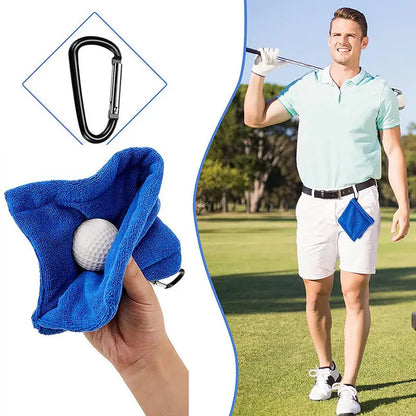 Golf Ball Cleaning Towels For Cleaning Cloths Wiping Golf Clubs Outdoor Cleaning Towel Sports Towels Golf Supplies
