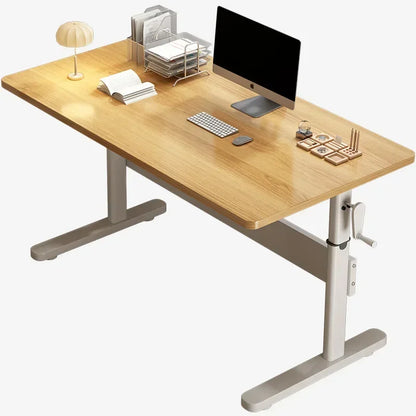 Modern Computer Standing Desk, Adjustable Height Electric Sit Stand Up Down student study Table, 47 Inch Ergonomic Rising Desks