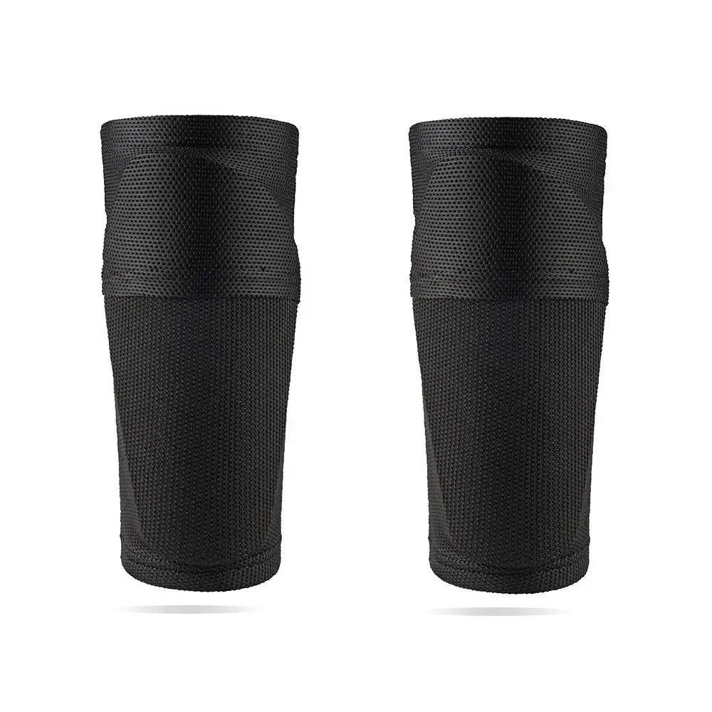 1 Pair Sports Safety Shin Pads Sleeves Breathable Football Shin Holder Instep Socks Nylon Leg Guard Sleeves for Kids Boys Men