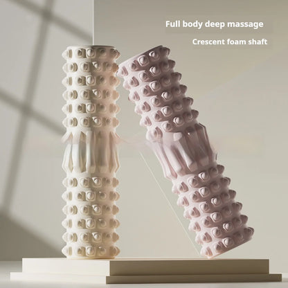 30cm Hollow Core Foam Massage Roller Dual-Sided Muscle Relaxation Portable Home Gym Equipment For Pilates