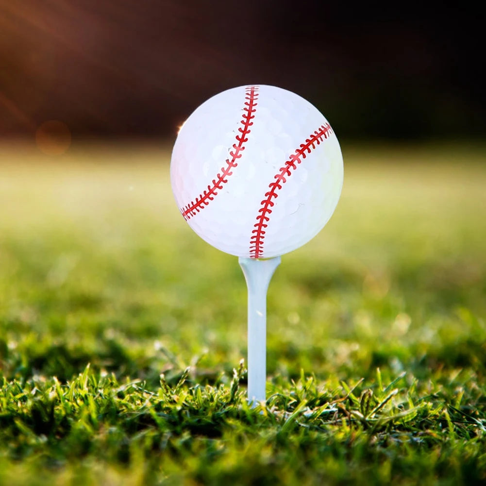 6Pcs Double Golf Balls Training Sports Gift Practice Driving Range Novelty Fun for Golfer Childrens Colored Cartoon Cute Indoor