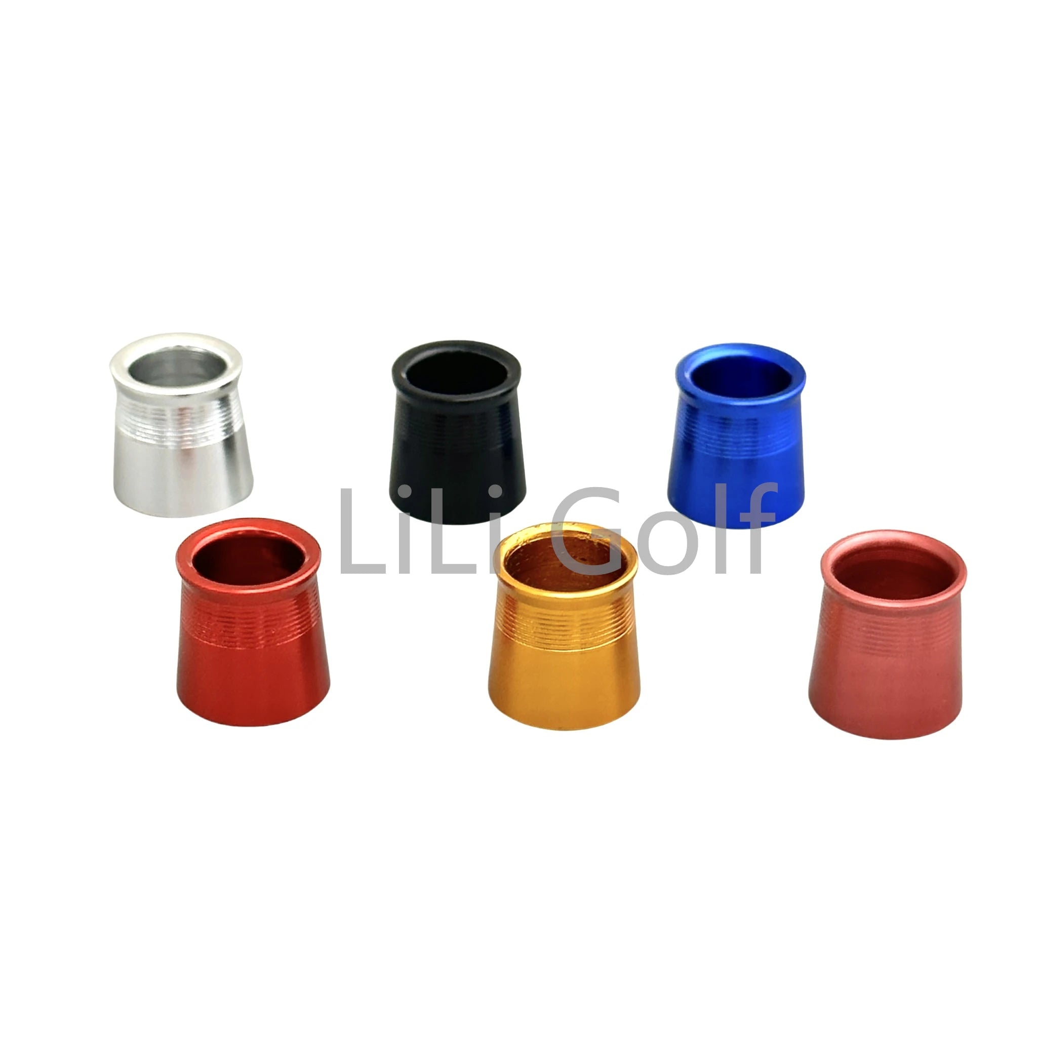10Pcs/set Golf Club Shaft Sleeve Aluminium Ferrules fit Driver Fairway Hybrid Irons Club Head Aluminum Ring High quality .