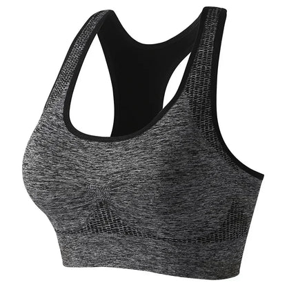 New Sports Bra Women Seamless Gym Jogging Crop Top Female Tops Yoga Fitness Shockproof Vest Sport Bras for Women Sutian Feminino