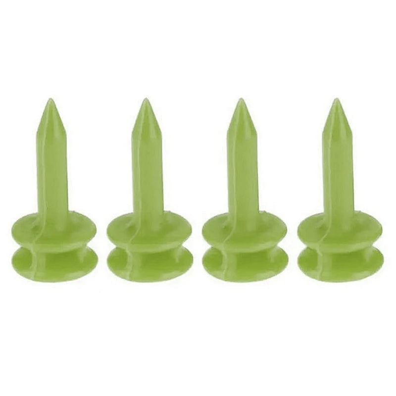 100Pcs 25mm Plastic Castles Golf Tees Sport Double Deck Golf Tees Replacement Short Golf Tees for Golfers Easy to Use 24BD
