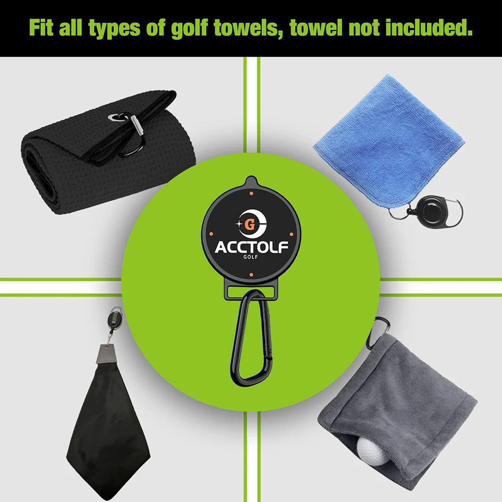 Super Magnet Golfs Clip Lightweight Removable Industrial Towel Men's Equipment Attaches to Golf Bags Hanging Tool Accessories