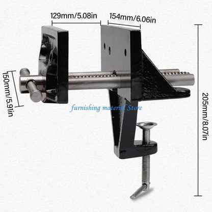 Y5GD Multipurpose Benches Vises Table For Workbench Clamping Vises Heavy Duty Jaw Swiveling Base for Woodworking Metal