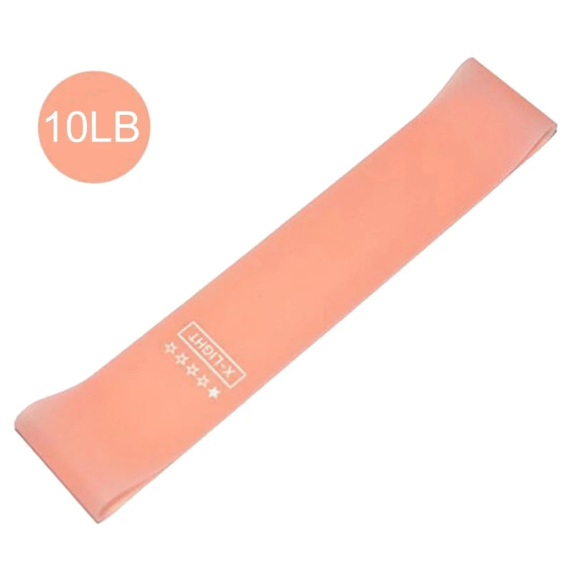 5Pcs Squatting Resistance Band Fitness Band Nonslip Unisex Hip Circles Loop Resistance Band Elastics Fitness Band Set