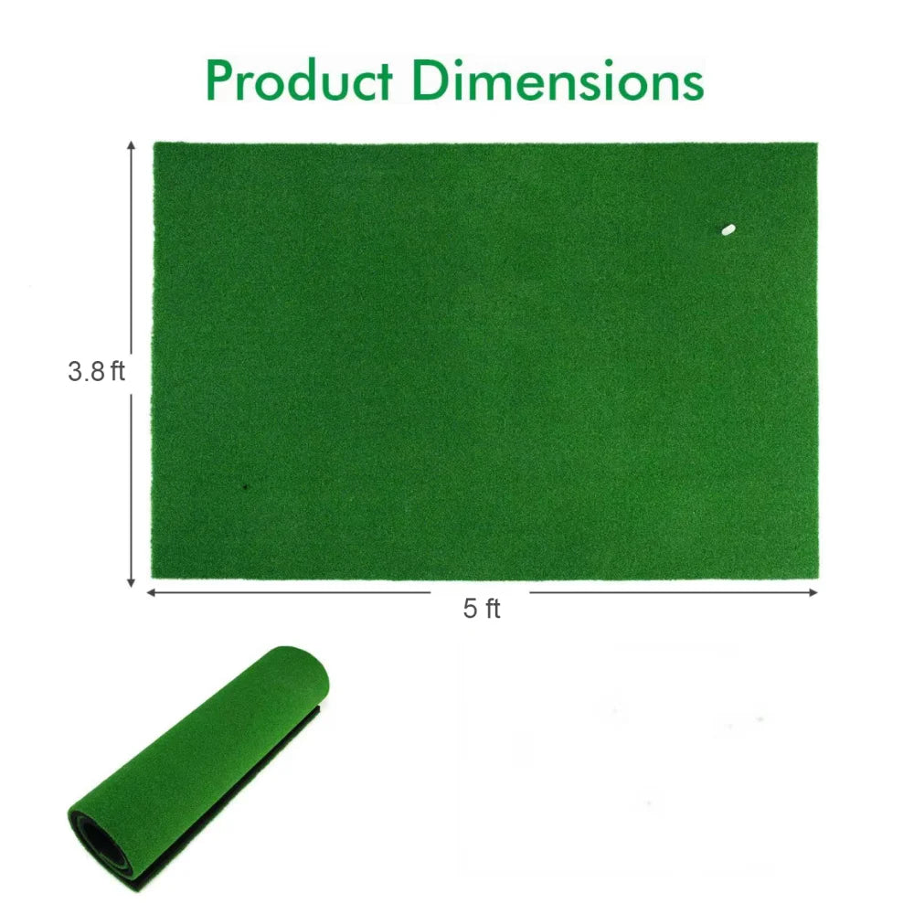 3.8'x5' Golf Hitting Mat – Artificial Turf