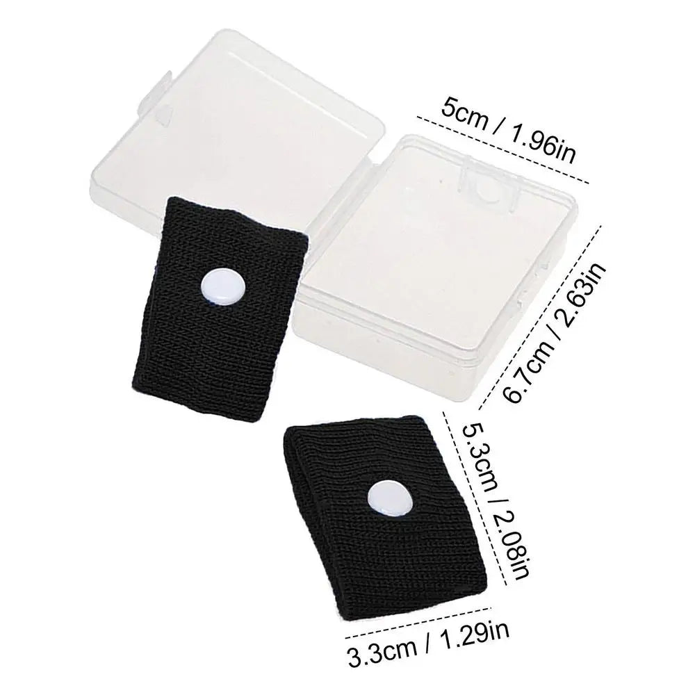 2pcs Reusable Sickness Wristband Motion Sickness Wrist Band Carsickness Seasick Sports Safety Anti Nausea Wristbands