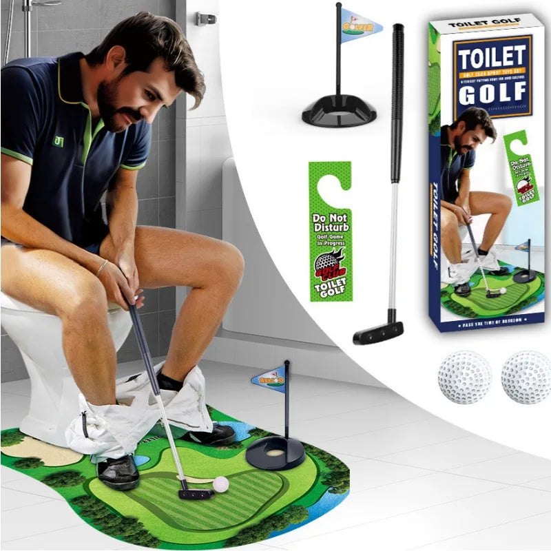 A Set of Five Toilet Golf Balls, A Fun and Leisure Golf Ball Set for The Toilet, Perfect As A Gift for Dad or Boyfriend.