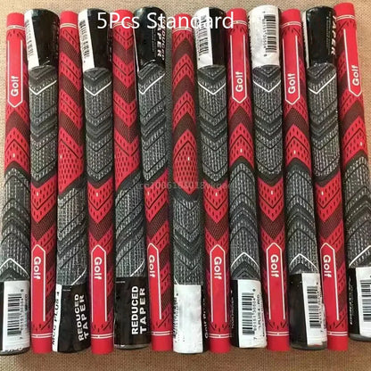 New 13PCS Golf Club Grips Standard/Midsize Men's Rubber Golf Grips 5Pcs Cotton Yarn Golf Club Grips Iron and Wood Grip Universal