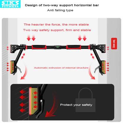 Horizontal Bar Household Indoor Pull-up Device, No Punching Required, Fitness Children's Horizontal Bar