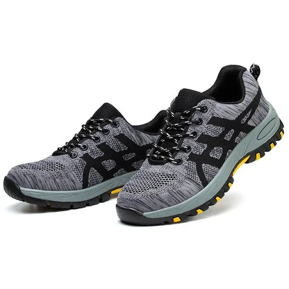 Safety Shoes Man Work Sneakers  Construction Steel Toe Work Shoes Safety Boots Men Shoes Anti-puncture Working Sneakers
