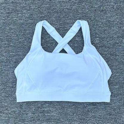 Women Cross Strap Sports Bra Top Women Push Up Sport Bra Yoga Gym Crop Top Brassiere Fitness Top Sport Bra Breathable Bras