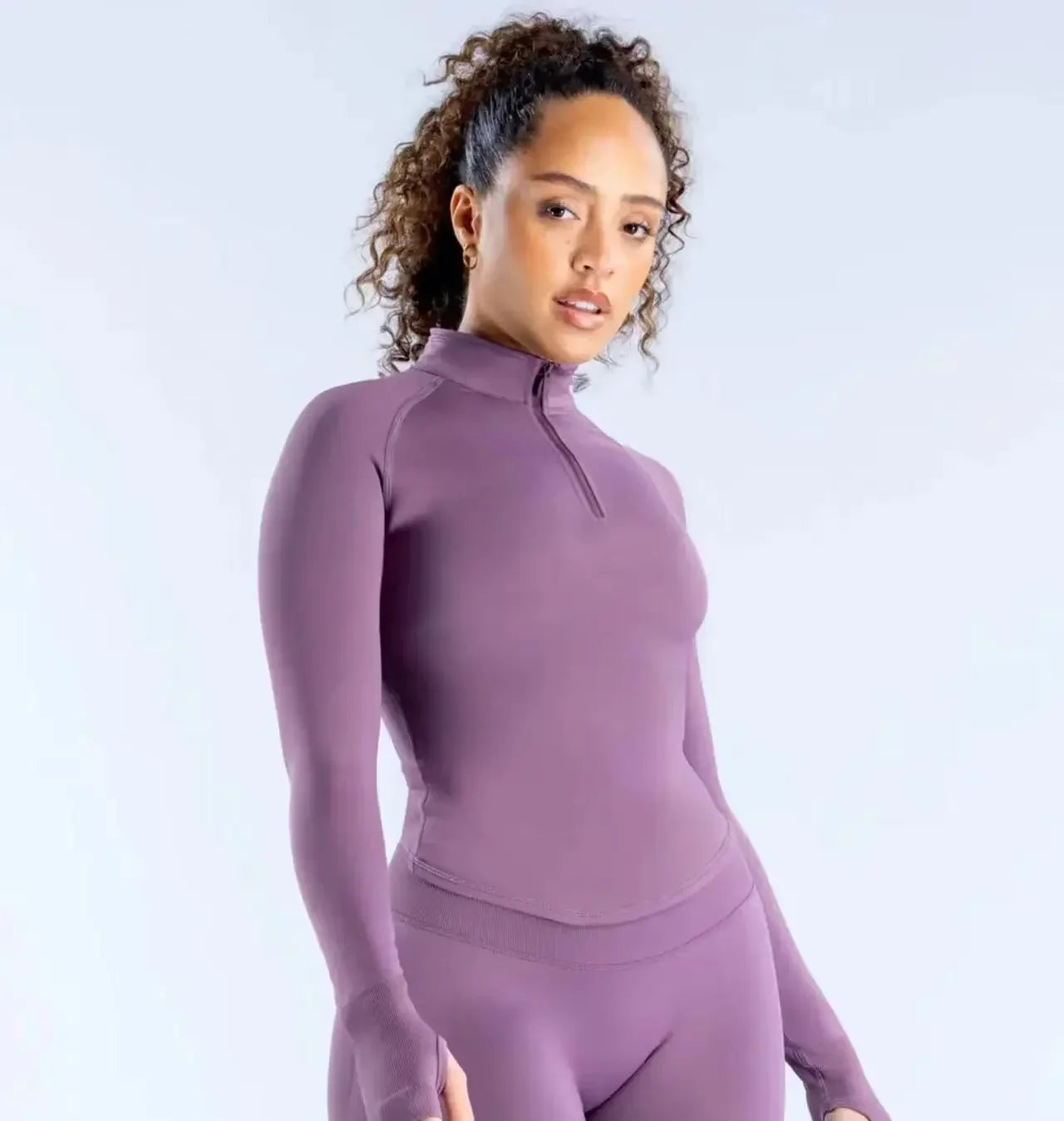 Impact Yoga Clothing With LOGO Long Sleeve Half Zippy Sport Top Women Seamless Sports Shirts Gym Fitness Workout Pilates Clothes