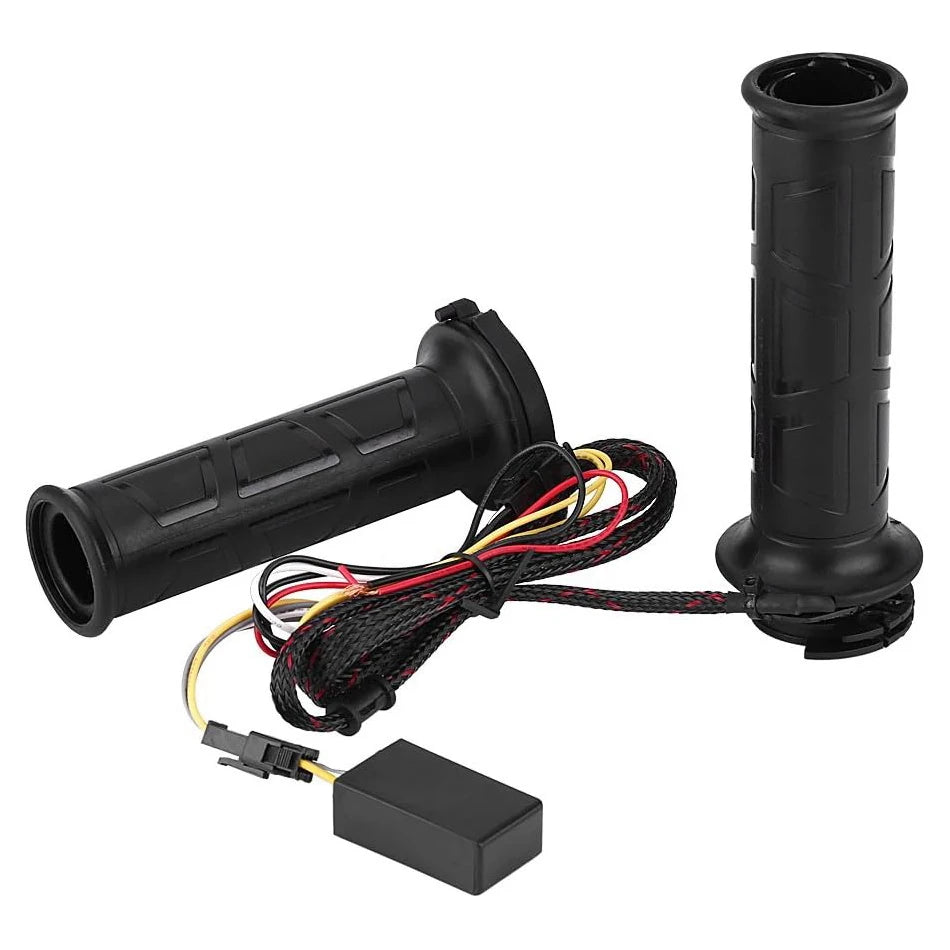 Heated Grips for Motorcycle 1 Pair 12W-24W 12V 22Mm(7/8") Universal Motorcycle Electric Heated Hand Grips Handlebar