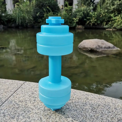 Max 1KG Dumbbell Water Cup 830ML Plastic Water-filled Dumbbells Multifuntion Portable Fitness Water Bottle School