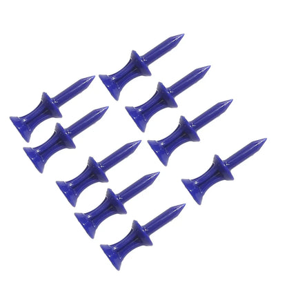 50 Pcs/Pack Professional Golf Tees 25mm-51mm Castle Orange Golfer Accessory Plastic golf tees perfect for Teeing the ball