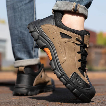 Anti Smashing Safety Shoe Comfortable Mesh Fabric Workshoes Not Stuffy Feet Sportshoe Microfiber Leather Protective Shoes