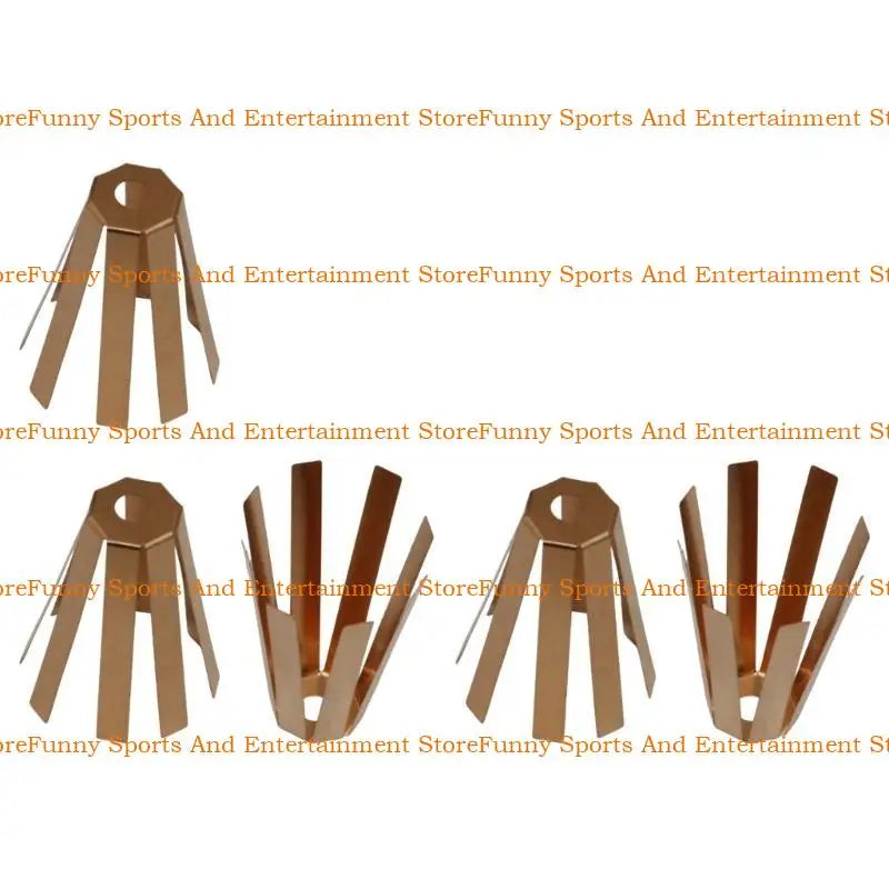 C4DE 5Pcs 8 Claw Golf Shaft Adapter Universals Brass Golf Shaft Adapter Shims Adjustable Shaft Angles for Most Shaft