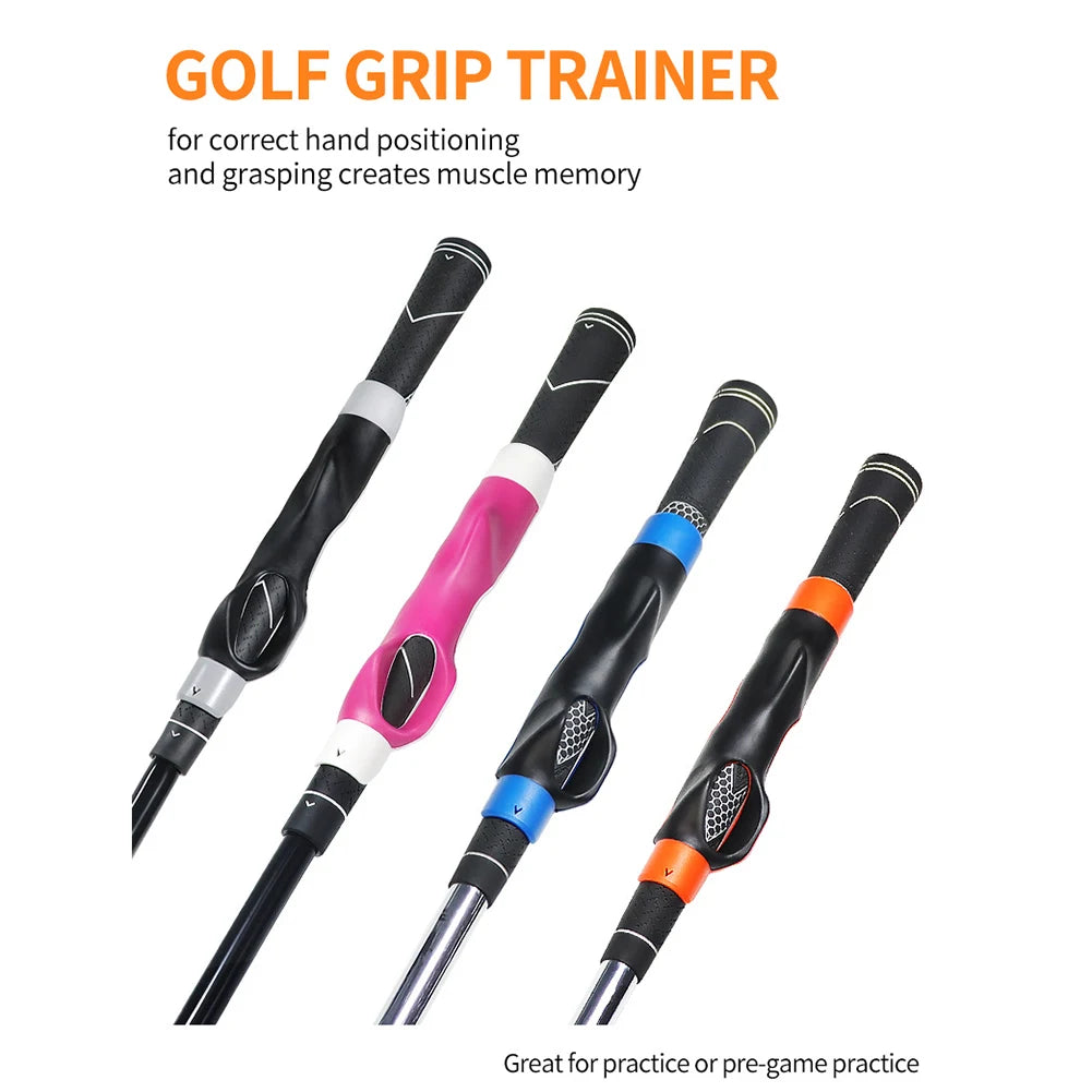 Rubber Golf Club Grips Portable Golf Postural Correction Grip Corrective Action Lightweight Durable Antiskid Outdoor Accessories