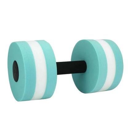 2pcs High Quality Dumbbells Fitness Equipments EVA Foam Aqua Dumbbells for Water Aerobics Swim Pool Float Aquatic Barbell
