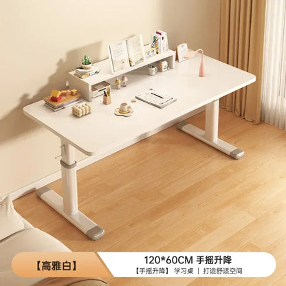 Modern Computer Standing Desk, Adjustable Height Electric Sit Stand Up Down student study Table, 47 Inch Ergonomic Rising Desks