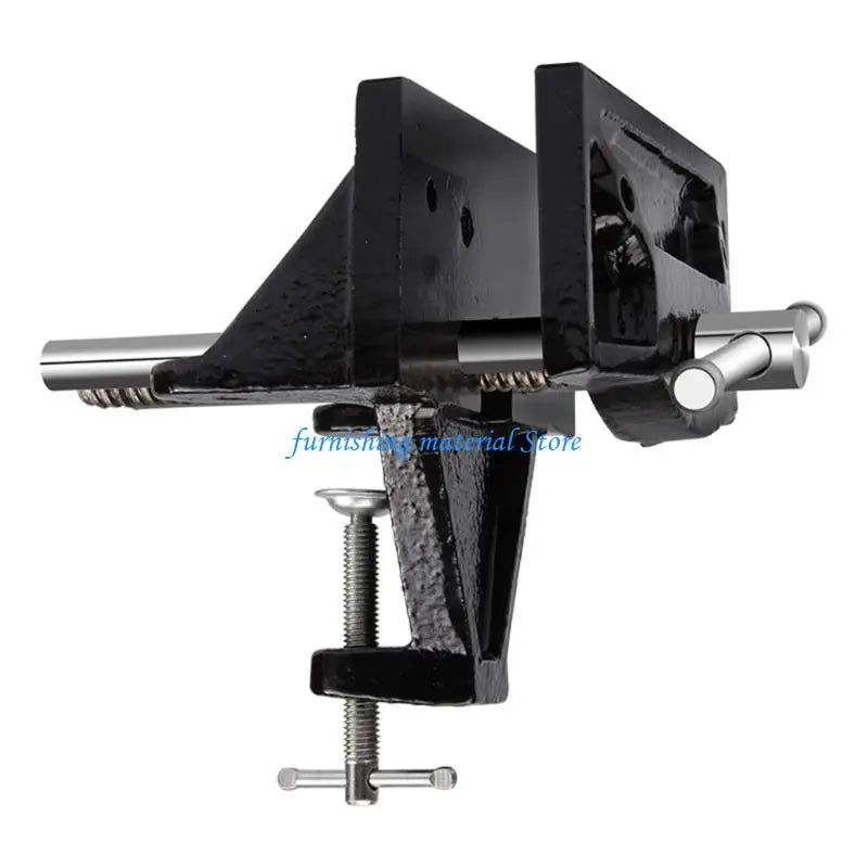 Y5GD Multipurpose Benches Vises Table For Workbench Clamping Vises Heavy Duty Jaw Swiveling Base for Woodworking Metal