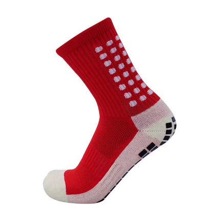 New Anti-slip Soccer Socks Men Women Outdoor Sport Grip Football Socks EU 38-43 US6-9.5