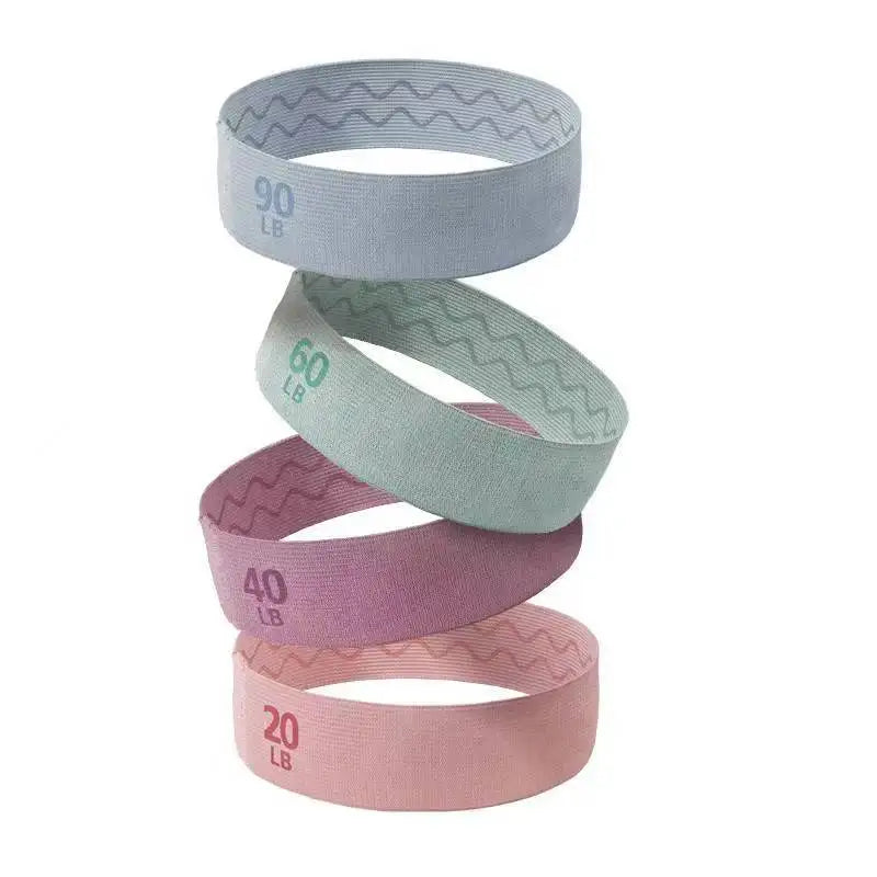 2025 Fabric Elastic Bands Fitness Resistance Bands Yoga Pilates Hip Circle Expander Bands Gym Training Home Workout Equipment