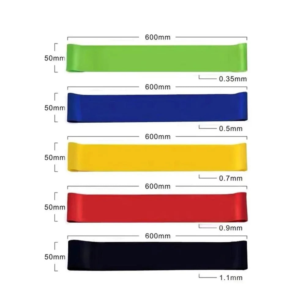 Strength Training TPE Resistance Bands Yoga Gym Equipment Exercise Loop Bands Elastic Rubber Loop Fitness Equipment Home Gym